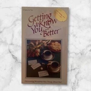 NEW Sealed Box‎ VTG Getting to Know You…Better Game